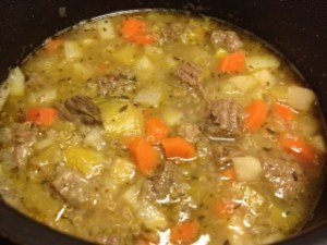 Kjøttsuppe med quinoa