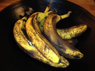 overmodne bananer